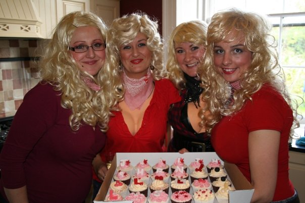 Dollys about to enjoy the cupcakes