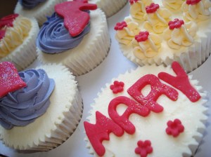 Personalised birthday cupcakes