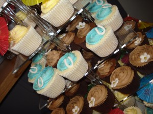 Horseshoes and chocolate cupcakes