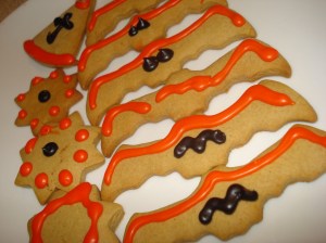Bats, stars and witches hat biscuits Bats, stars and witches hat biscuits