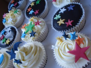 More starry cupcakes