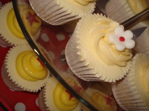 Ivory swirl and flower