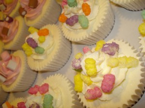 Rainbow Drop cupcakes
