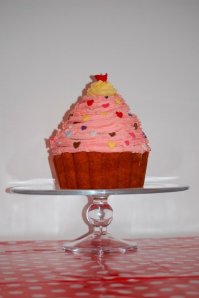 Giant cupcake Giant cupcake