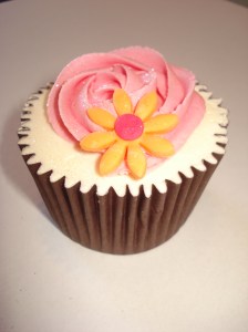 Sex and the city flower cupcakes