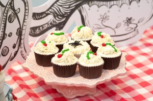 Caterpillar cupcakes