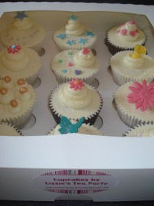 Beautiful box of thankyou cupcakes