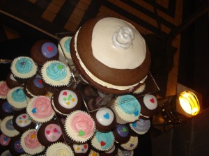 Giant whoopie wedding cake!