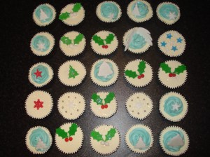 Festive cupcakes
