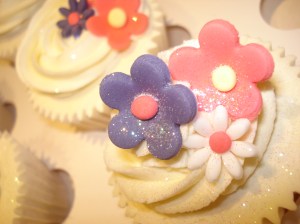 Floral cupcakes