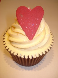Loveheart Cupcake