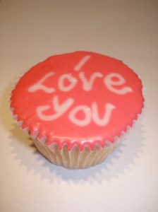 I Love You cupcake