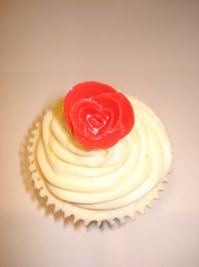 Red Rose cupcake