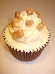 Toffee surprise cupcake