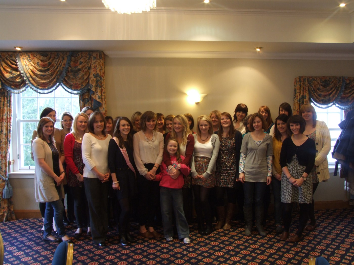 Happy hens after cupcake decorating class