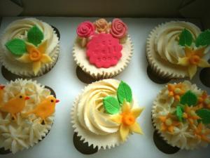 Get Well Soon, Easter themed cupcakes