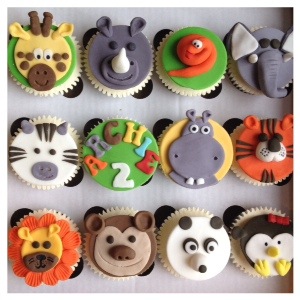 Animal Cupcakes By Lizzie