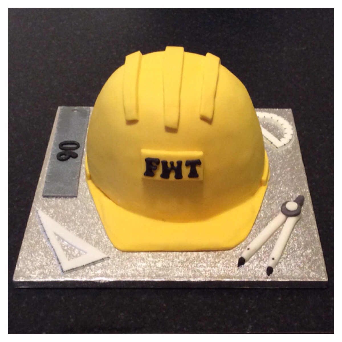 Hard Hat Cake by Lizzie