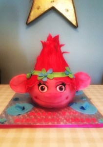 Princess Poppy Trolls Cake by Lizzie